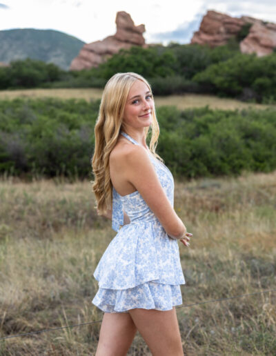 Colorado foothills senior photographer