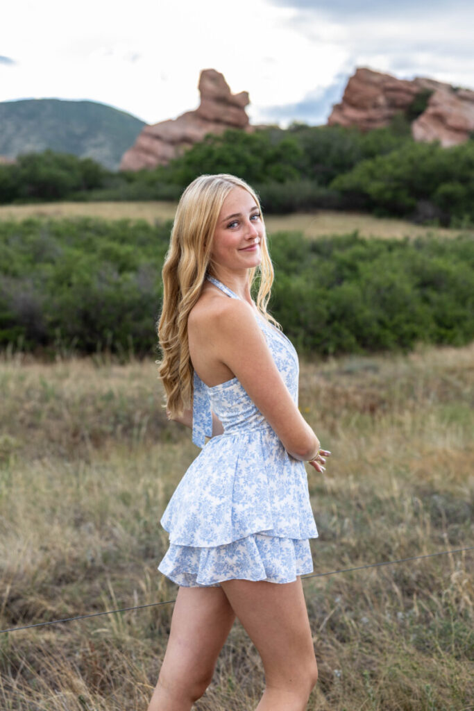 Colorado foothills senior photographer