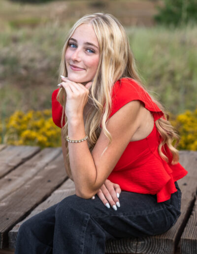 Littleton high school senior photography session in Colorado