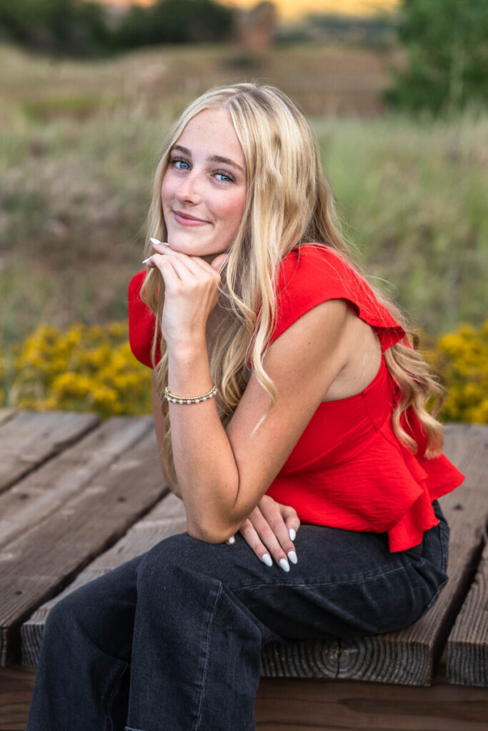 Littleton high school senior photography session in Colorado