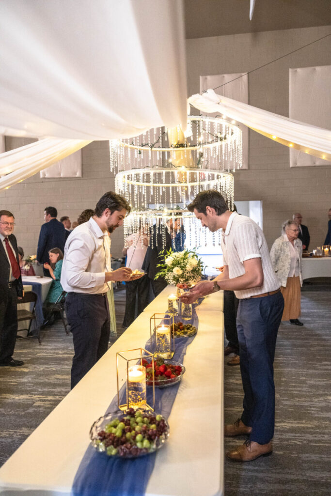 Colorado wedding reception