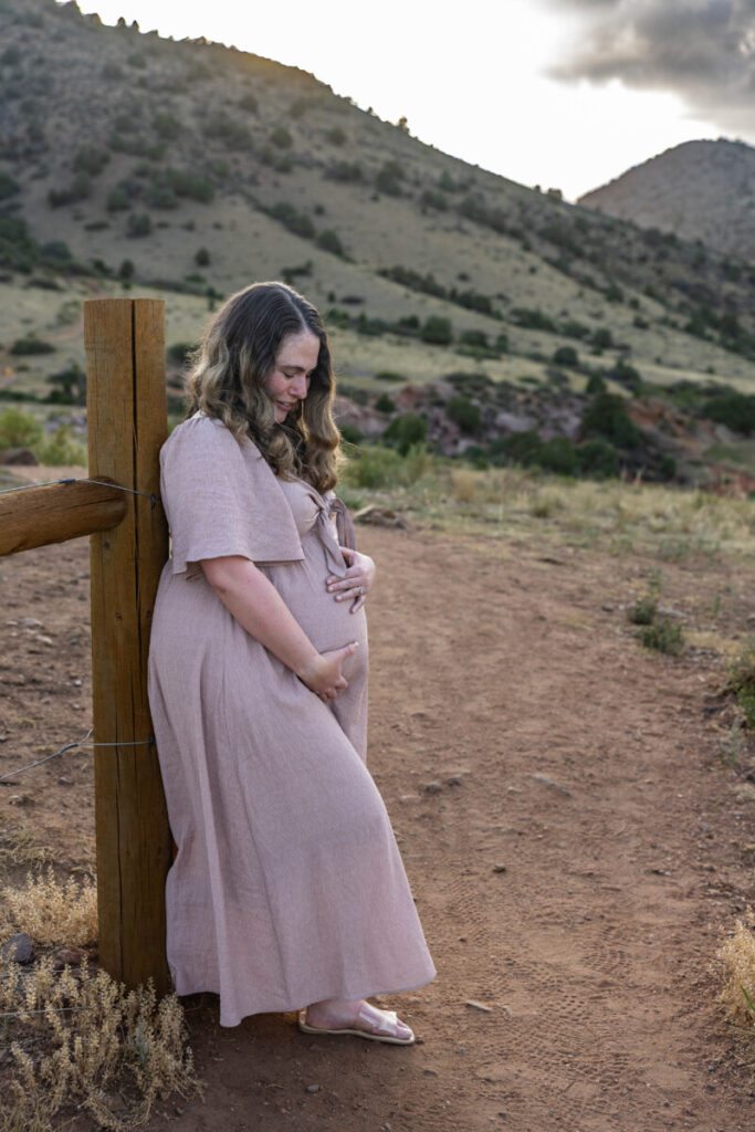 Colorado sunset maternity photographer