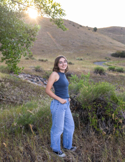 Littleton high school senior photographer at South Valley in Colorado