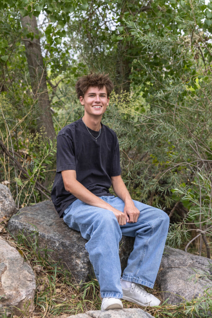 Colorado teen boy senior photo session
