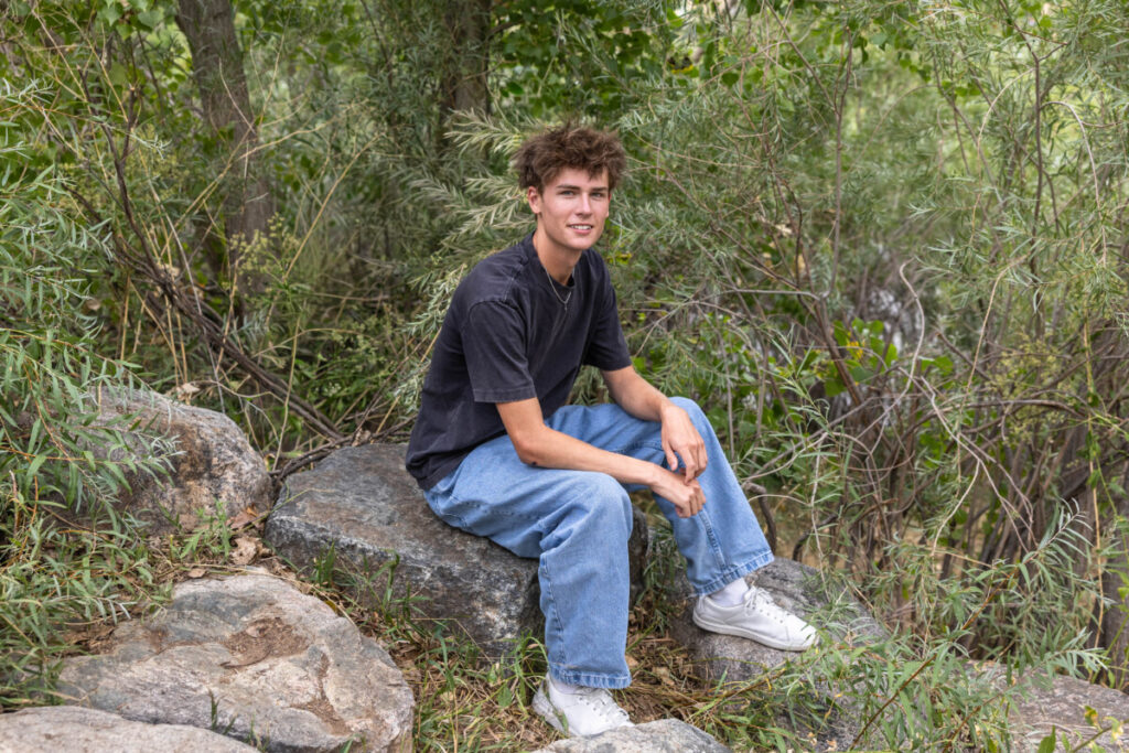 Littleton senior high school photography photo session in Colorado