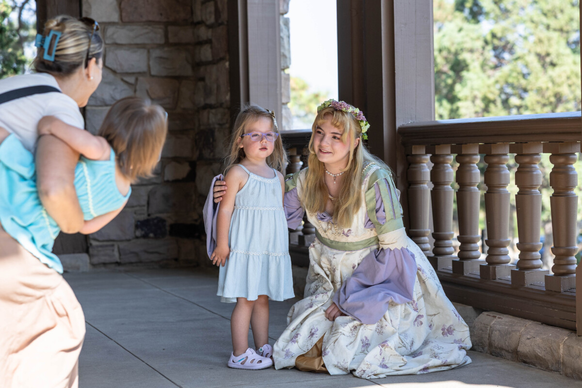 Rapunzel high school senior at the Highlands Ranch Mansion in Colorado