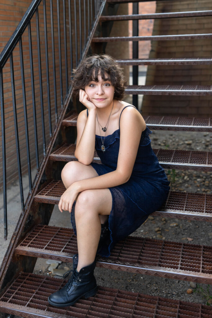 Urban high school senior photography session in Littleton Colorado
