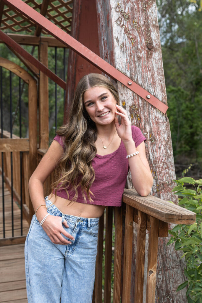 High school senior photography session in Colorado