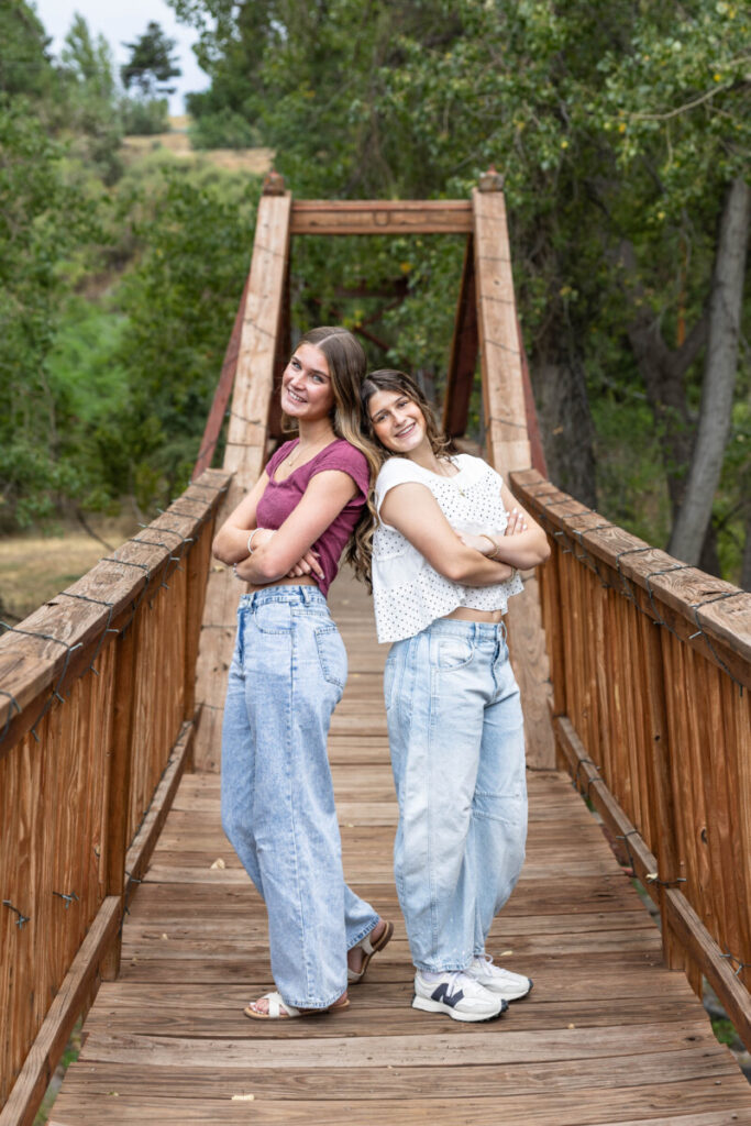 Colorado senior friends photography photo session