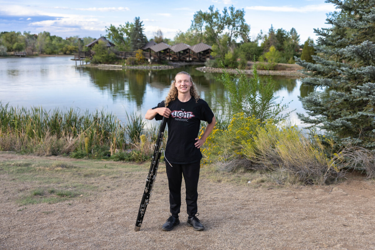 Colorado high school senior bassoon player photographer