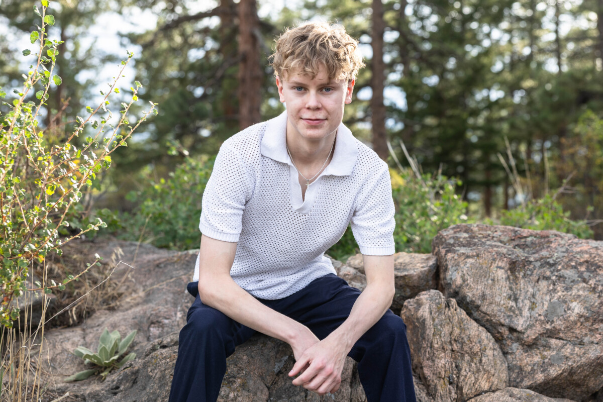 Colorado teen and high school senior photography session in mountains