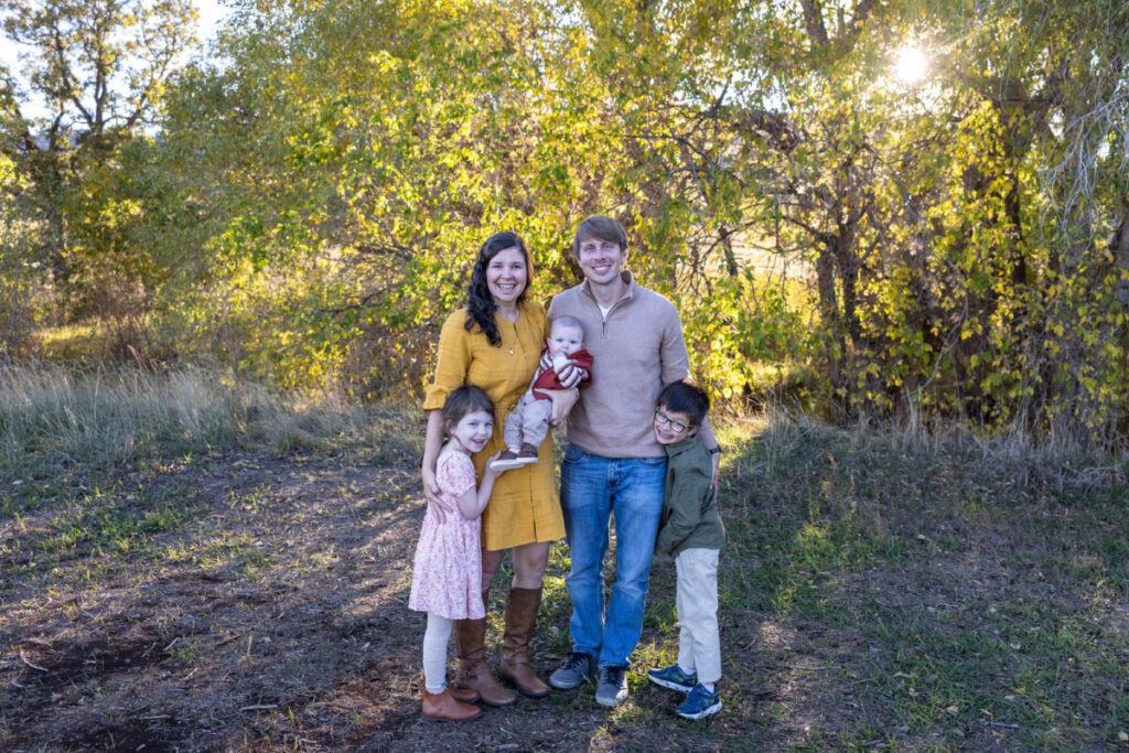 Colorado family photography session with children