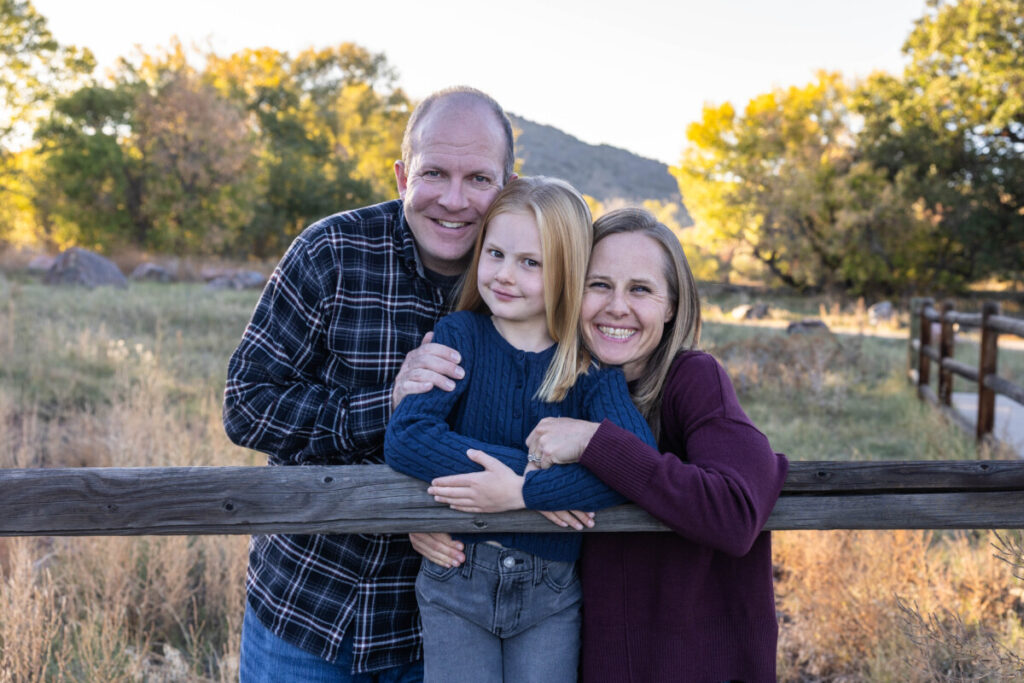 Littleton family photographer with fall mini sessions at Hildebrand Ranch