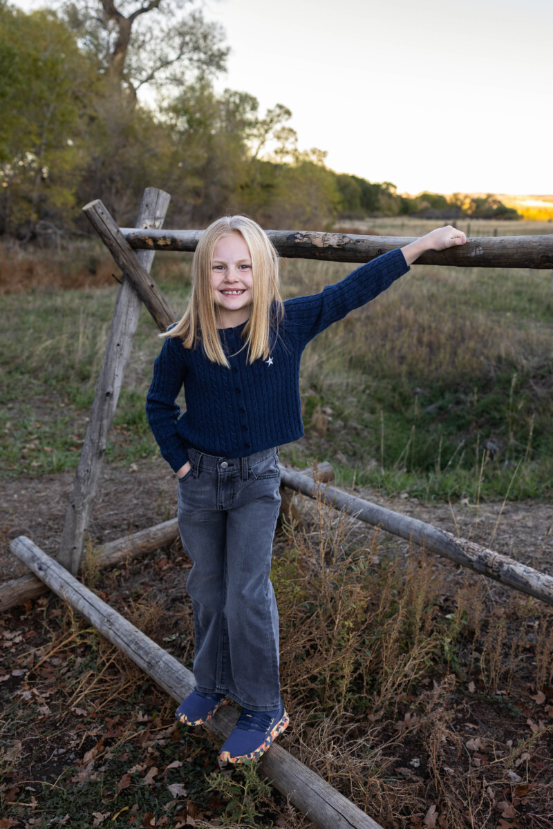 Colorado family and child photographer at sunset