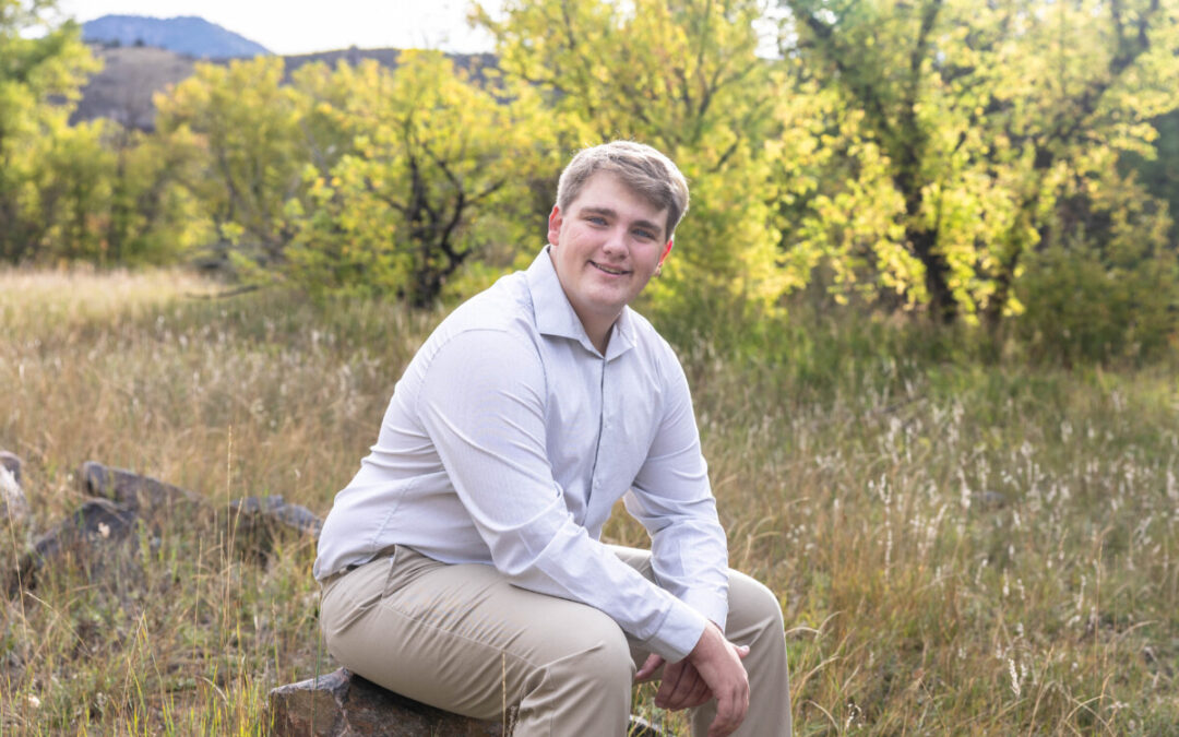 JT’s high school senior photo session in Morrison