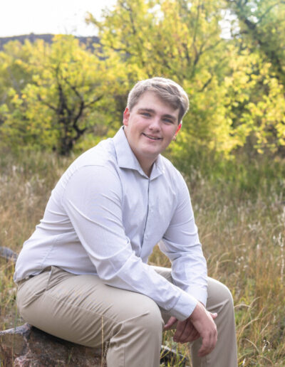 Littleton high school senior photographer in the fall in Colorado