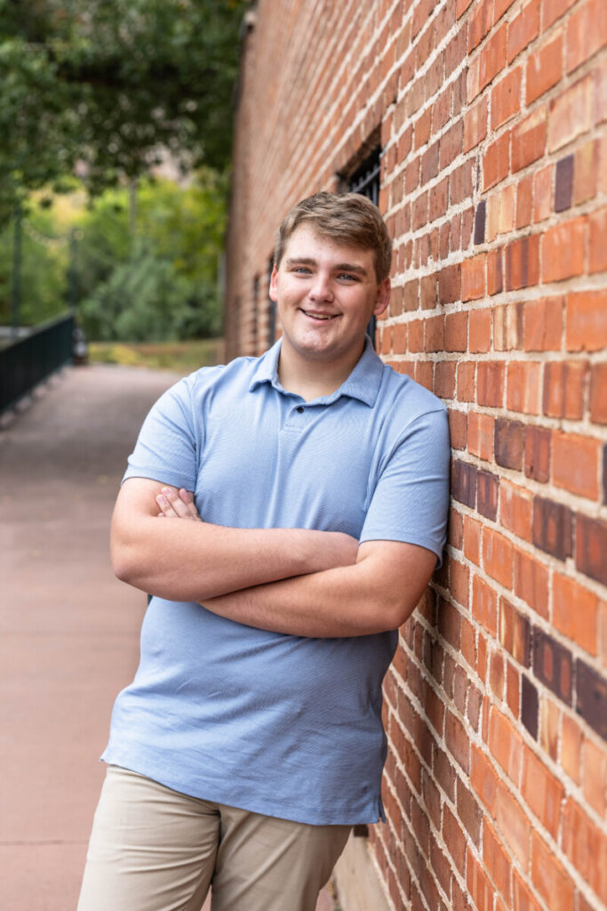 Colorado high school senior photographer in Morrison for urban photos