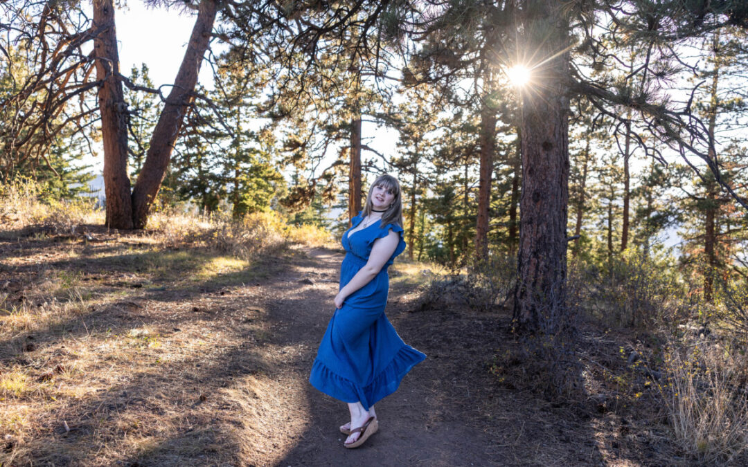 Emily’s senior and family photo session at Mt. Falcon Park