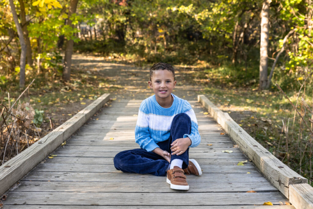 Littleton family photographer for fall mini session in Colorado