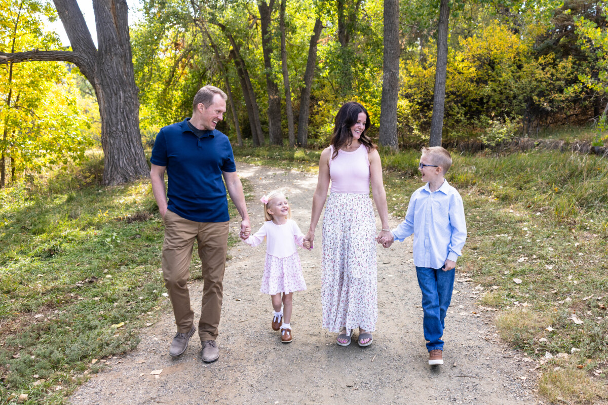 Fall family photography session in Colorado