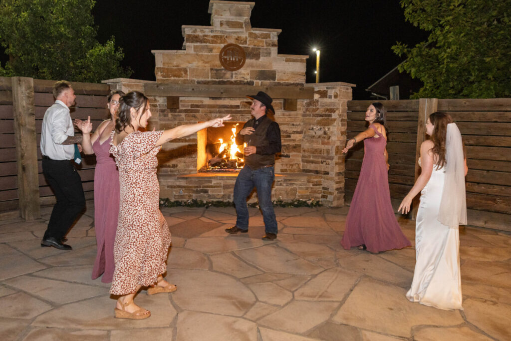 Littleton wedding photographer in Colorado at reception