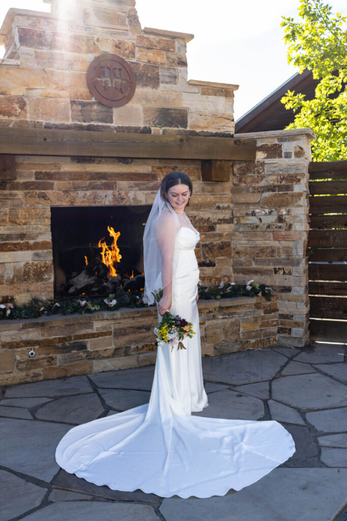 Colorado wedding photographer in Littleton with bride